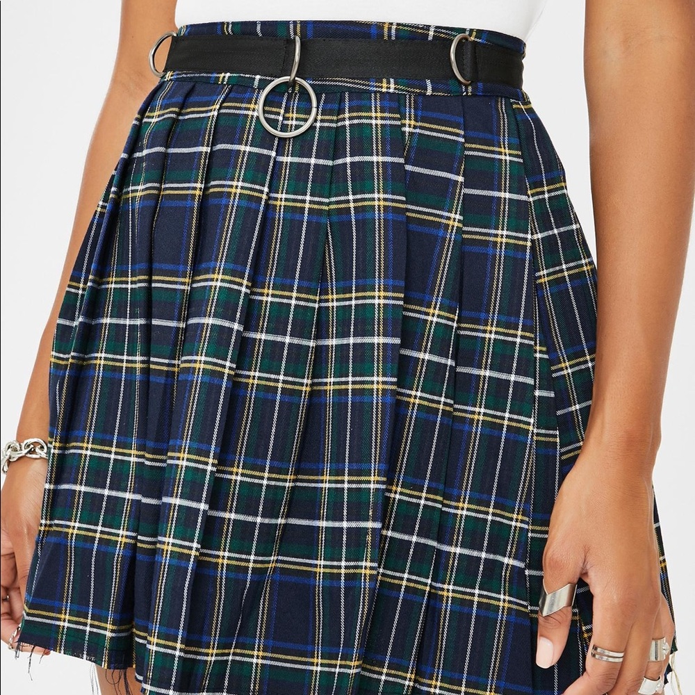 Dress code plaid skirt